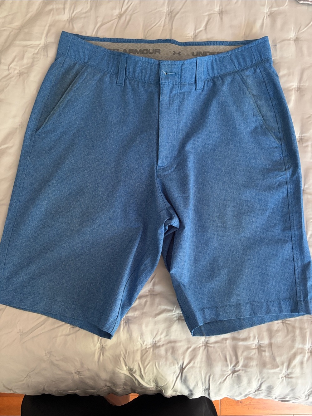 Under Armour Blue Hybrid Performance Shorts